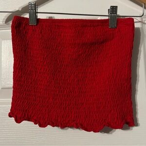 Red Garage Tube Top
